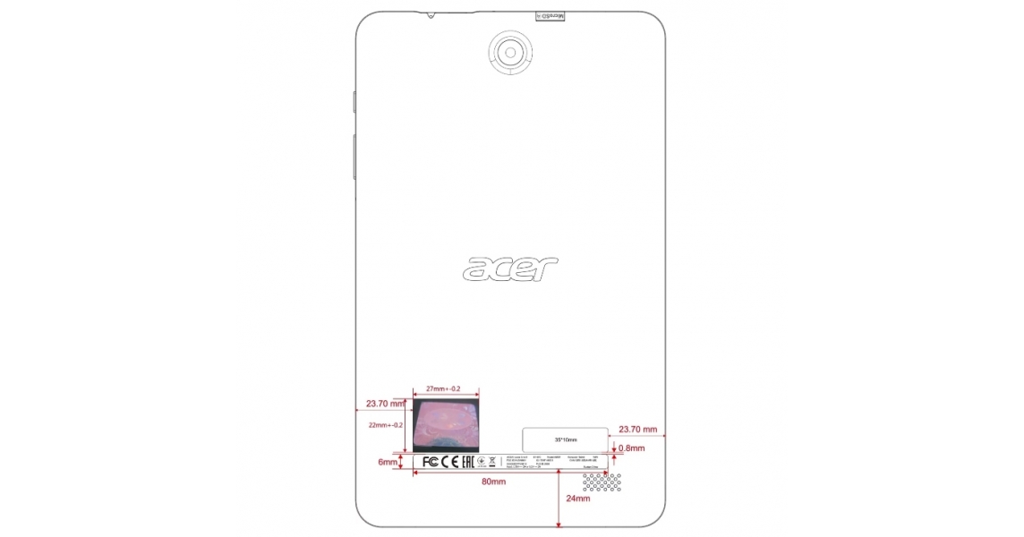 Acer готовит планшет Iconia One 8 (2018)